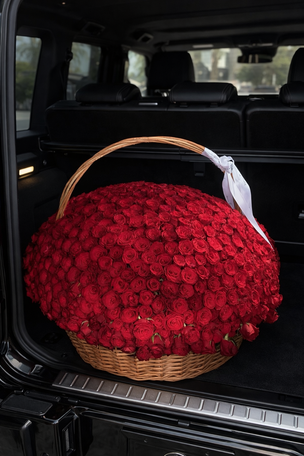 501 róż w koszu - Najpotężniejsze wyznanie miłości