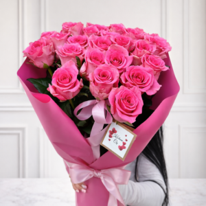 Bukiet 21 róż Pink Floyd
