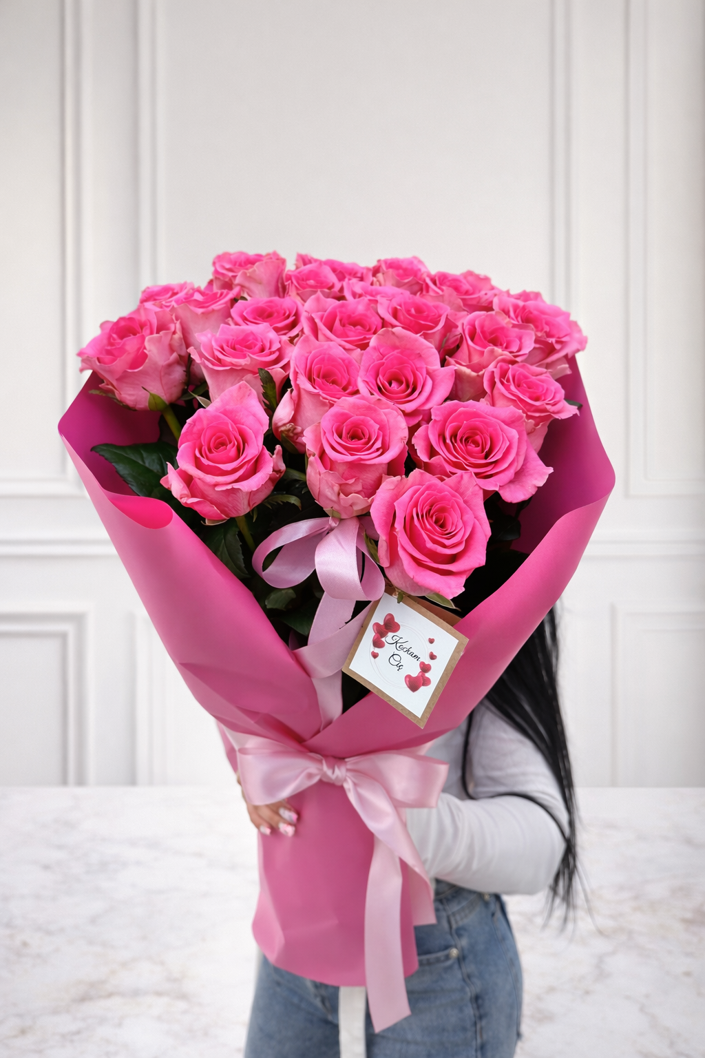 Bukiet 21 róż Pink Floyd