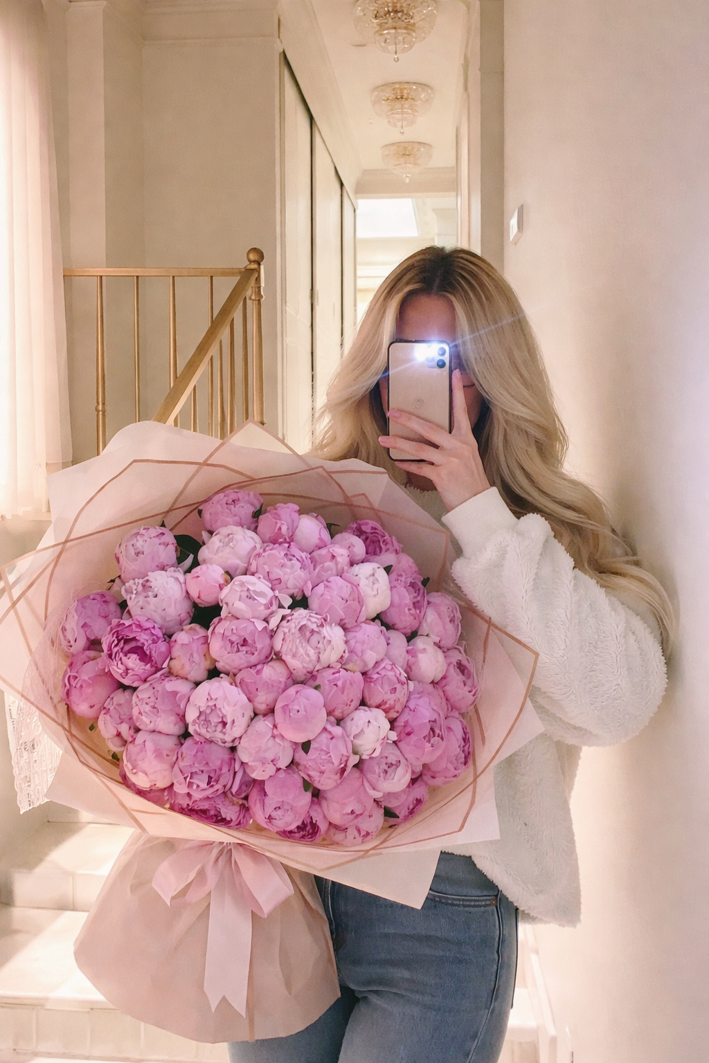 Bukiet 51 piwonii premium