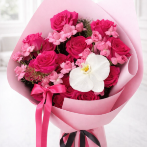 Bukiet malinowy bliss